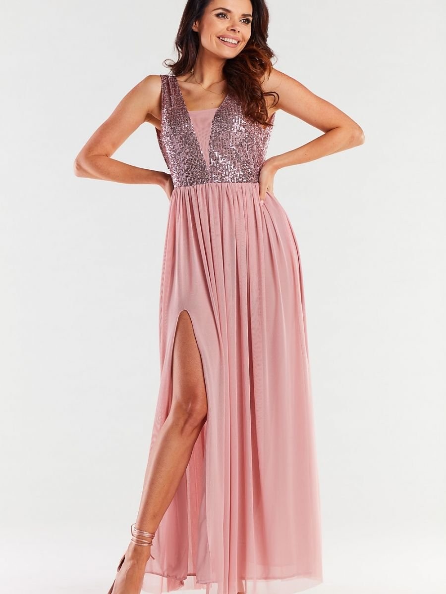 Robe longue model 174300 awama