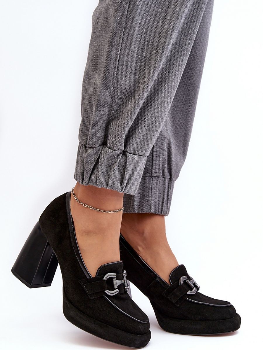 Escarpins talon large model...