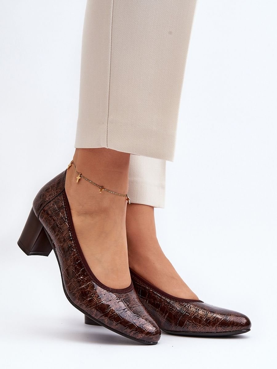 Escarpins talon large model...