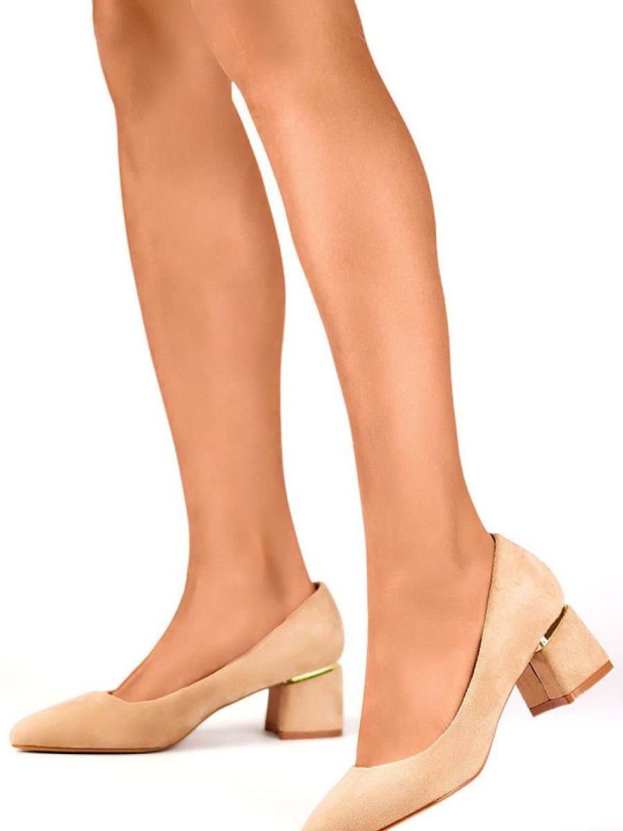 Escarpins talon large model...