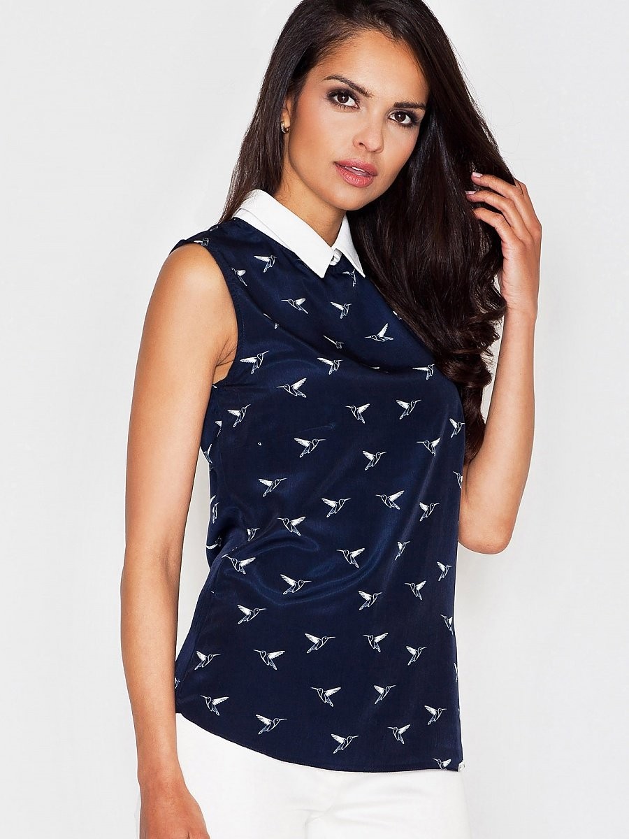 Chemisier model 43839 Figl