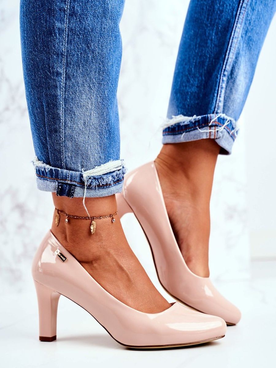 Escarpins talon large model...