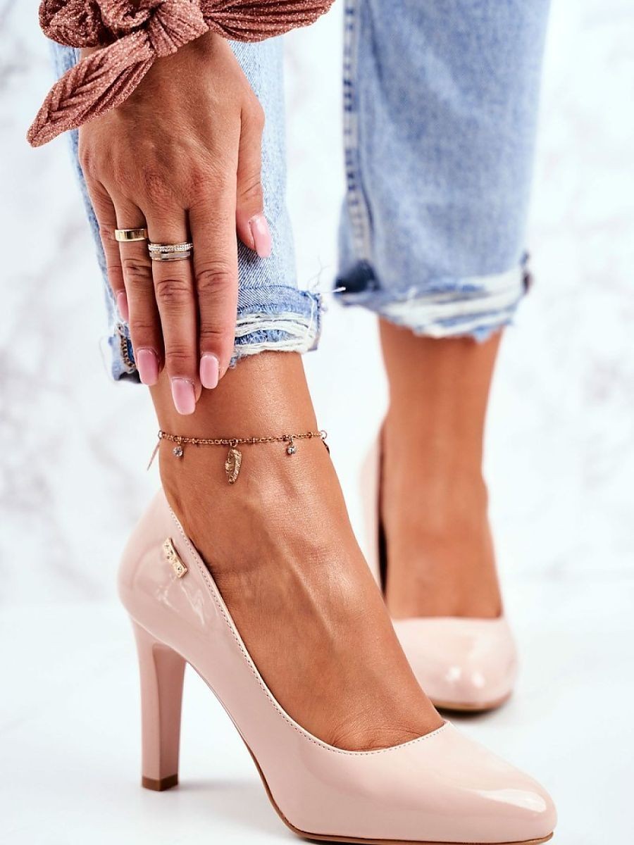 Escarpins talon large model...