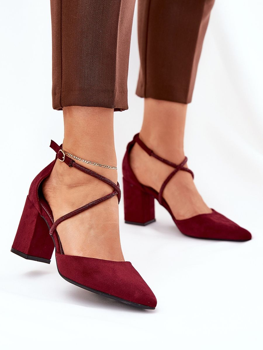 Escarpins talon large model...