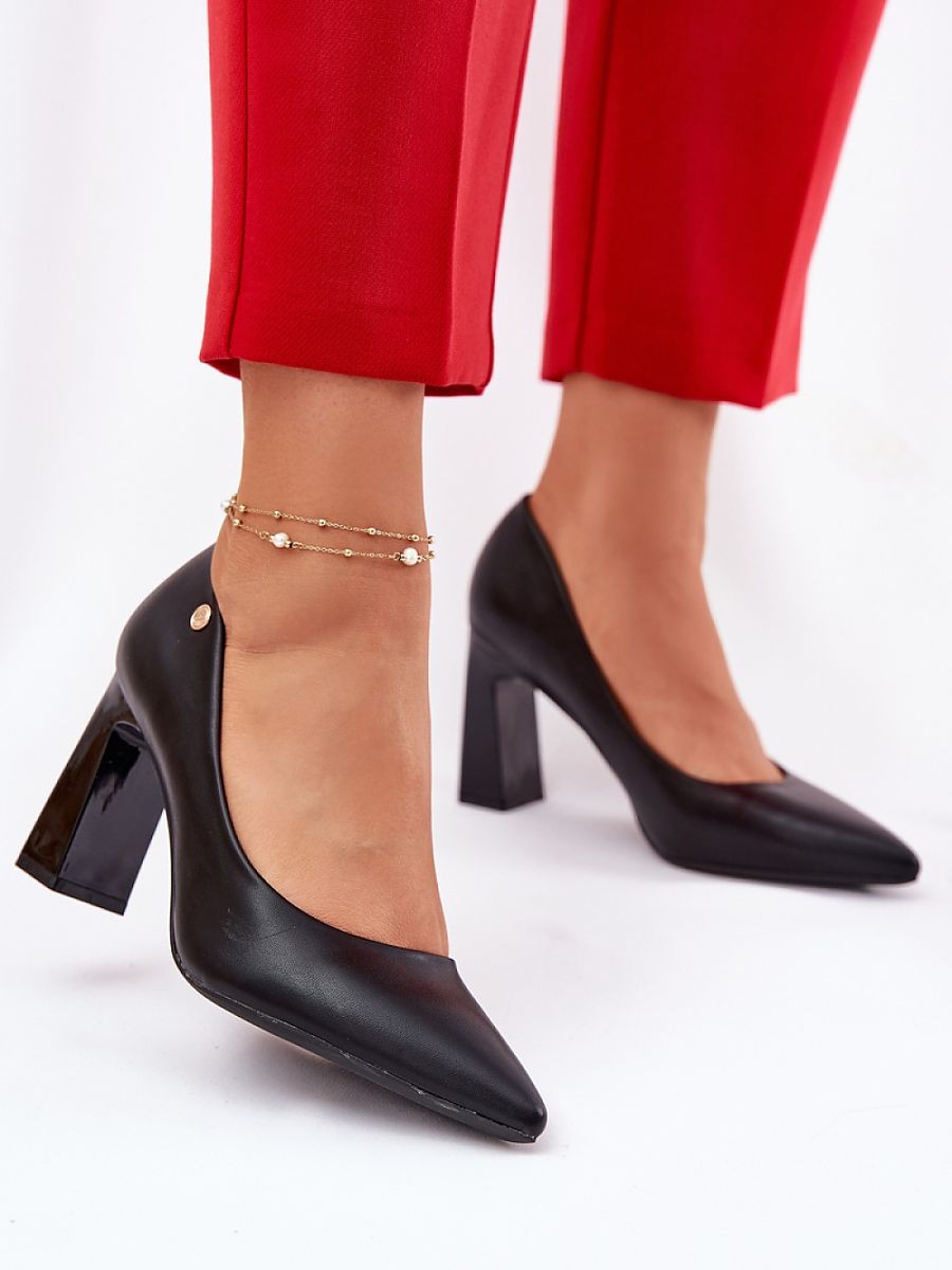 Escarpins talon large model...